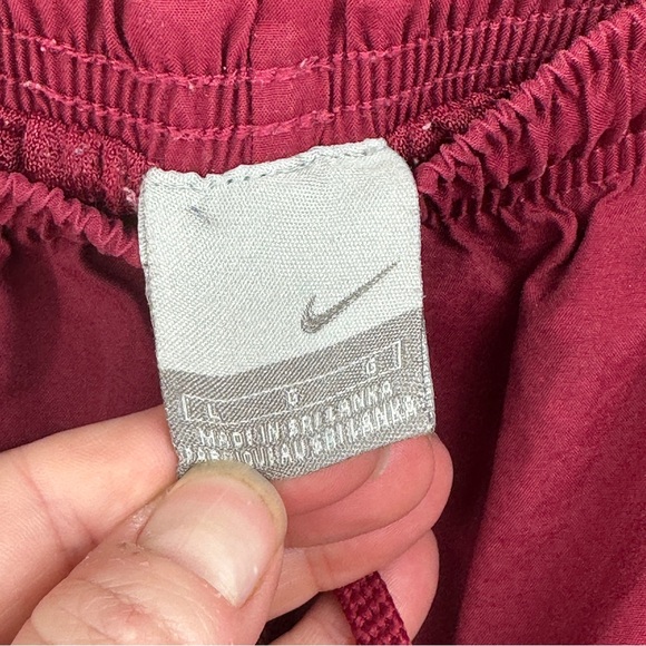 Men’s Vintage Nike Maroon Two-Piece Track Jacket and Pants Set Warmups Athletic - Picture 13 of 16